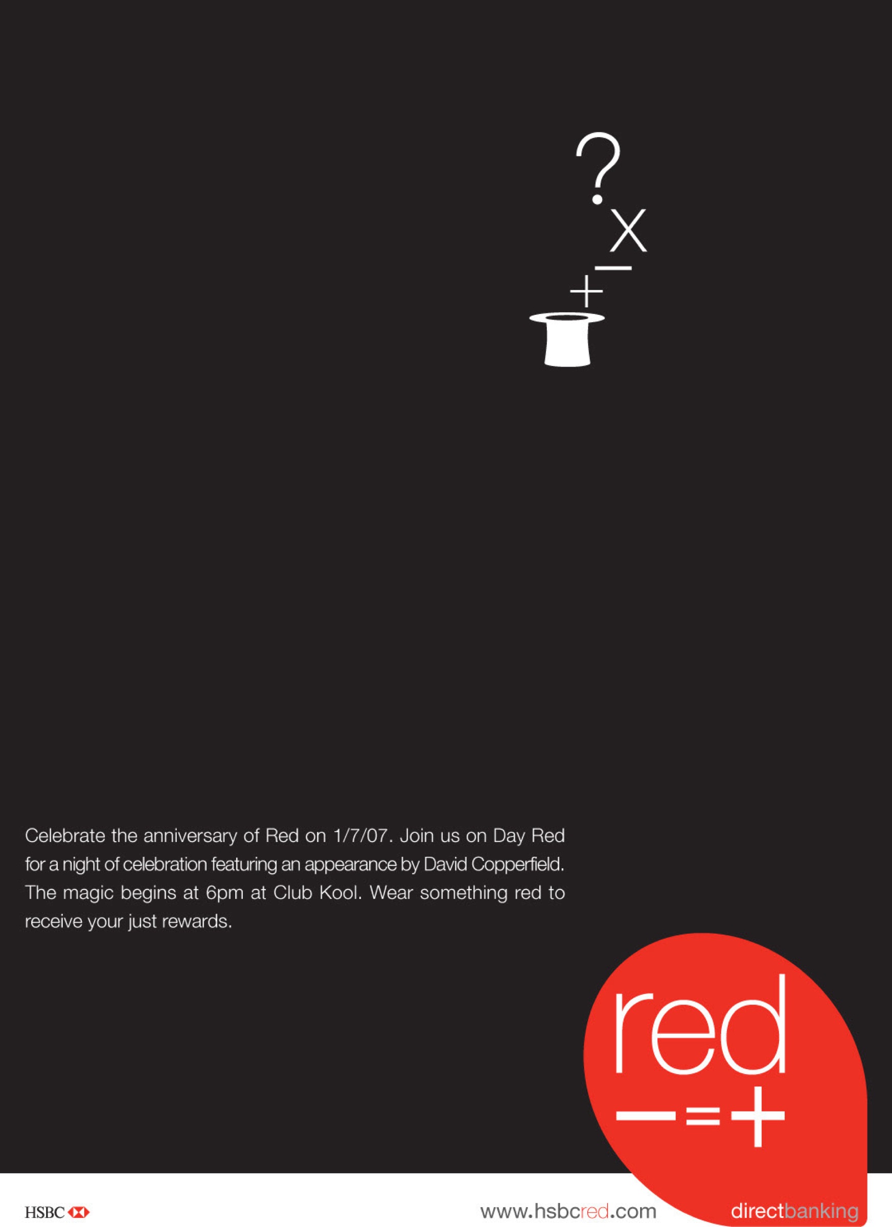 HSBC | RED artwork