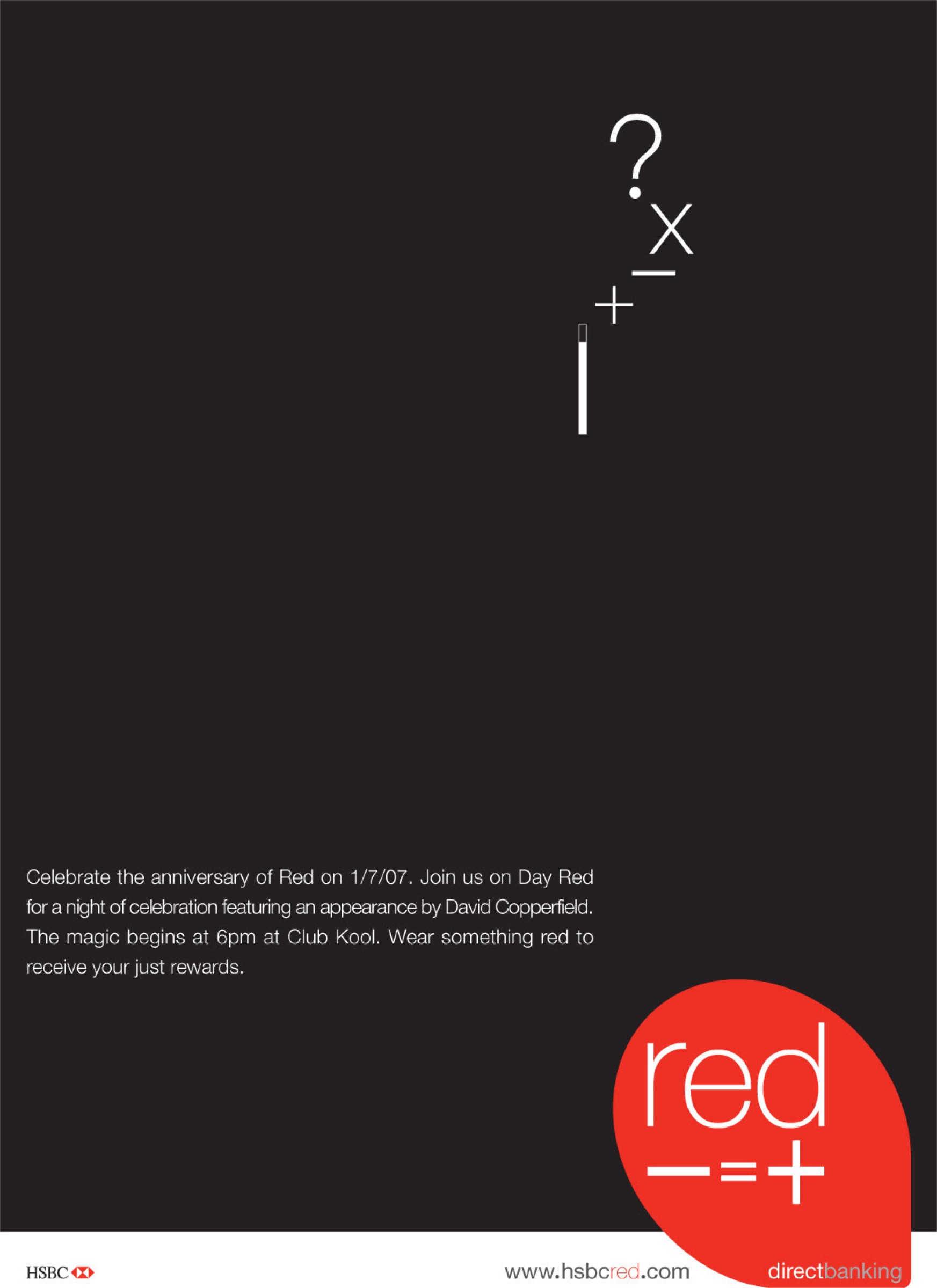 HSBC | RED artwork